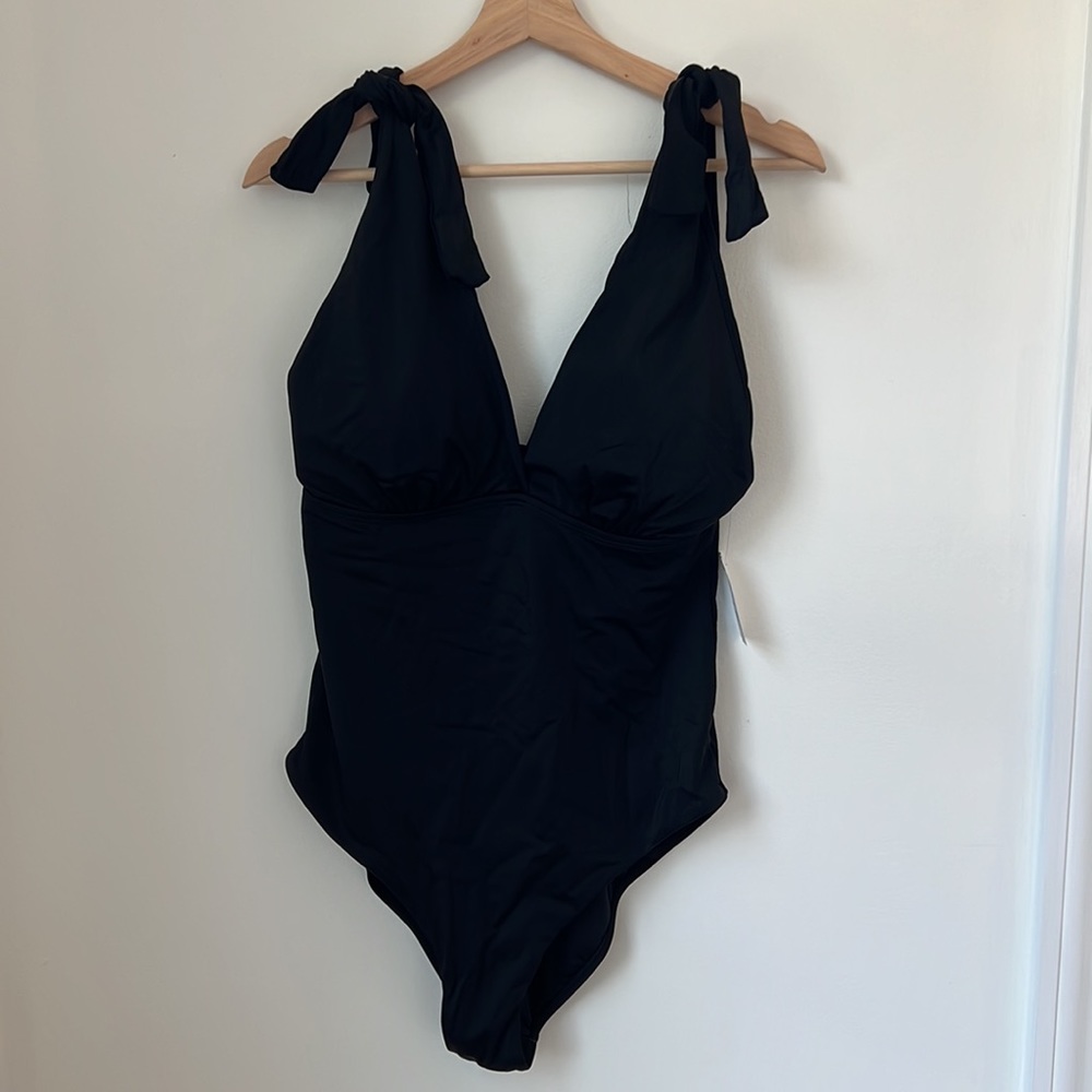 NWOT Kim Gravel x Swimsuits For All Tie Shoulder 1-Piece Suit